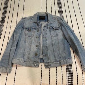 ALLSAINTS DENIM JACKET-BLUE
